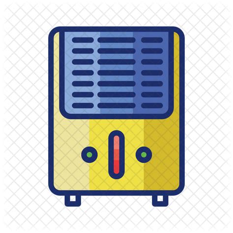 Dehumidifier Icon Download In Colored Outline Style