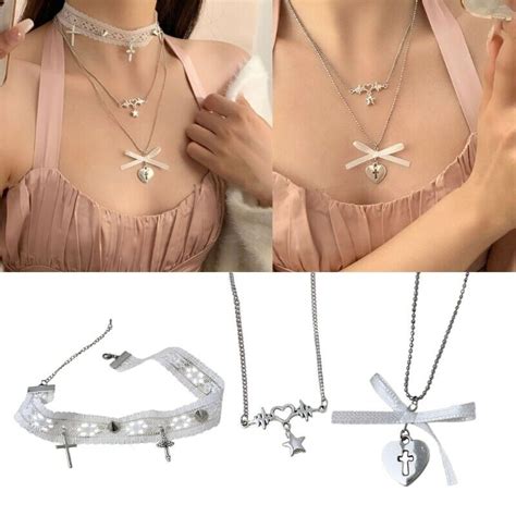 Exquisite Necklace With Pendant Beautiful Clavicular Chain Adornment