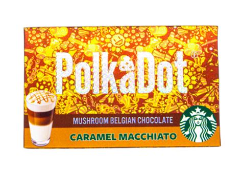 Buy Polkadot Caramel Macchiato G Mushroom Chocolate Bars Shroom Bars Dc