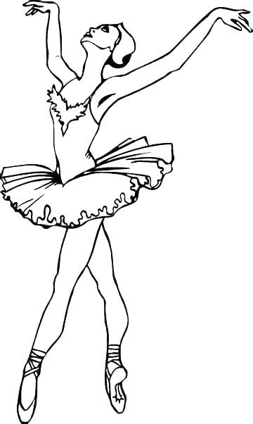 Ballerina Shoes Coloring Pages At Free Printable