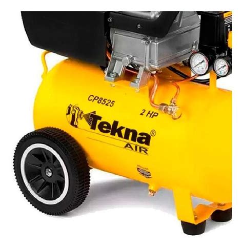 Compressor Ar Motocompressor Cp8525 2hp 24litros Tekna Kit Frete grátis