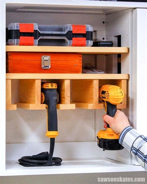 25 Homemade DIY Tool Storage Ideas • Its Overflowing