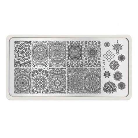 1pc Mandala Nail Art Stamp Plate Mandara Plate Paisley Stamping Image ...