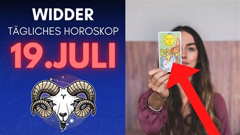 Gro E Berraschung Horoskop Widder Juli Youtube