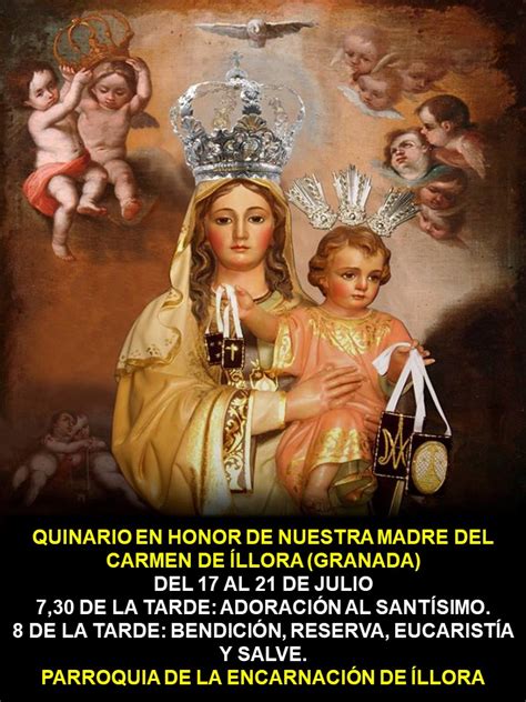 Nuestra Madre Del Carmen De Íllora Granada PoesÍas A La Virgen Del