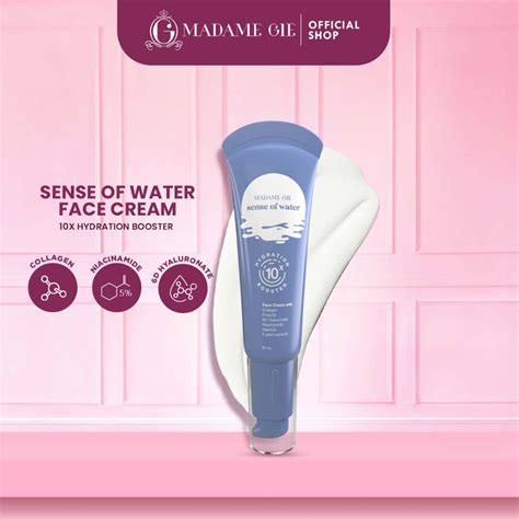 Jual Madame Gie Sense Of Water Face Cream Moisturizer 10x Hydration