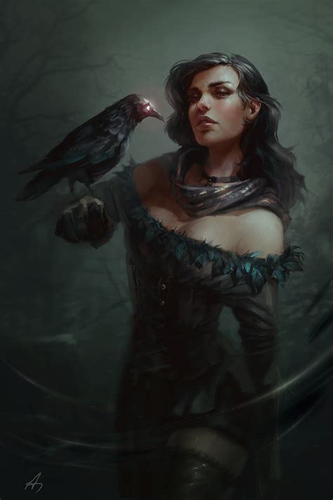 Download Crow Yennefer Of Vengerberg Video Game The Witcher 3: Wild ...