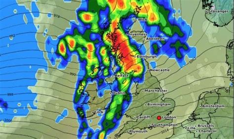 UK Snow Forecast 12 Day Weather MAP Shows HEAVY SNOW Across Britain