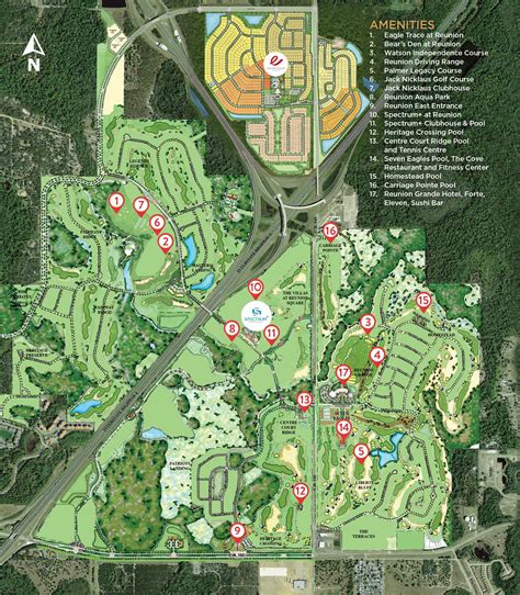 Reunion Resort Map