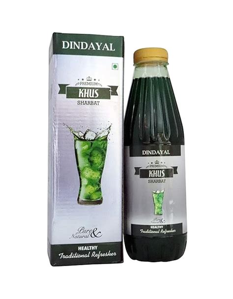 Dindayal Aushadhi Pure Premium Khus Sharbat Khus Sharbat Syrup