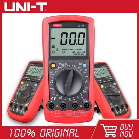 UNI T UT105 UT107 UT109 Automotive Handheld Multimeter AC DC Voltmeter