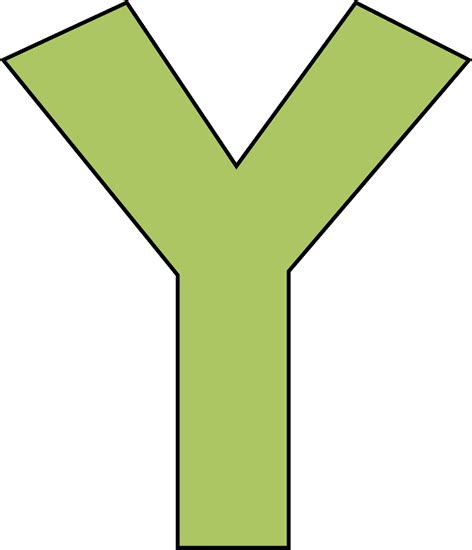 Green Letter Y