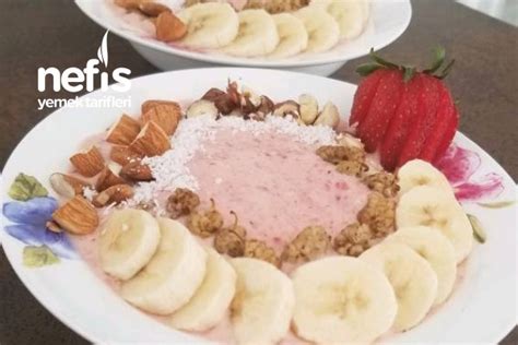 Ahududulu Smoothie Nefis Yemek Tarifleri