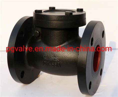 High Quality Jis K Cast Iron Swing Check Valve With Brass Seat China