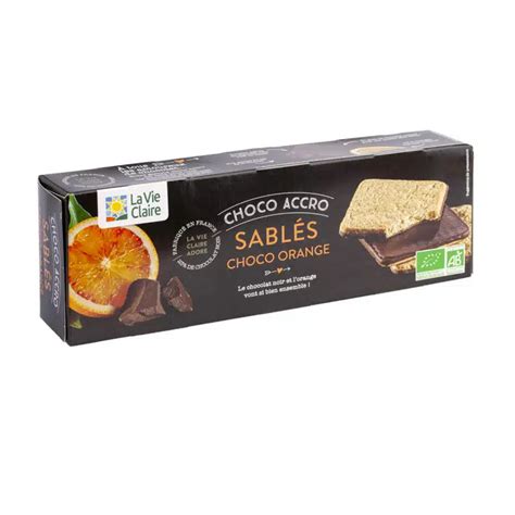 Sabl S L Orange Napp S De Chocolat Bio La Vie Claire