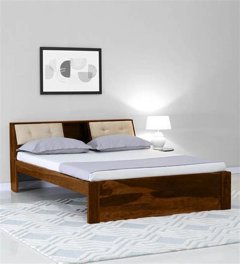 Buy Wedohl Sheesham Wood Queen Size Bed In Scratch Resistant Provincial