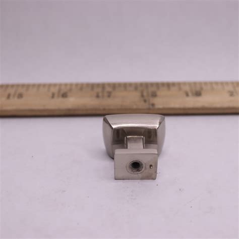 Liberty Wrapped Square Cabinet Knob Satin Nickel No Hardware