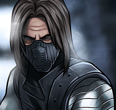 Winter Soldier Drawing At Getdrawings Free Download