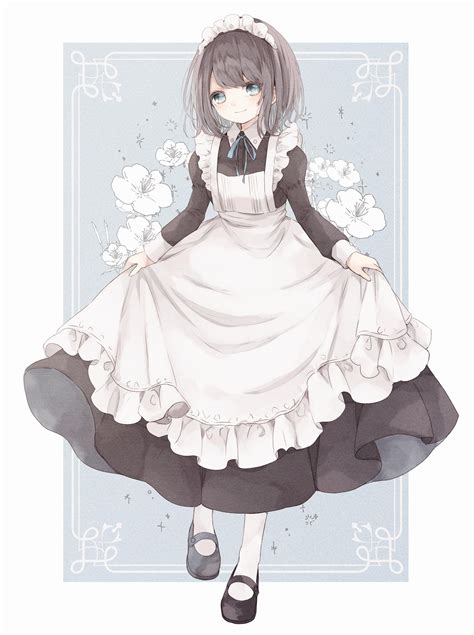 Maid Outfit Anime Anime Maid Fantasy Character Design Character