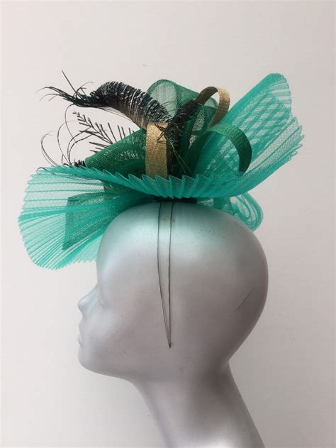 Emerald Green Fascinator Etsy