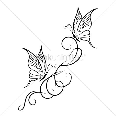 Butterfly Tattoo Drawing | Free download on ClipArtMag