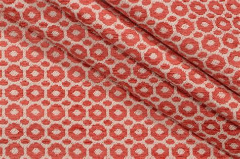 5 88 Yards Thibaut Leon W94921 Woven Chenille Upholstery Fabric In Coral