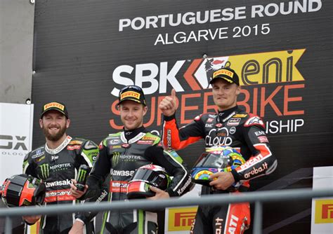 SBK 2015 Portimao Rea Vince Sotto La Pioggia In Gara 1 Superbike