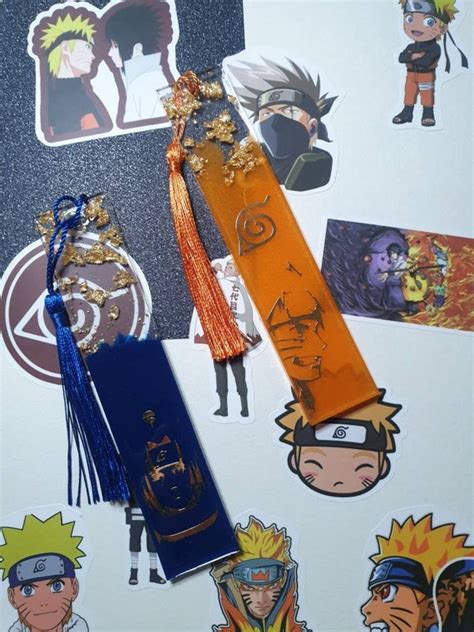 Lesezeichen Bookmarks Anime Manga Naruto Etsy Canada