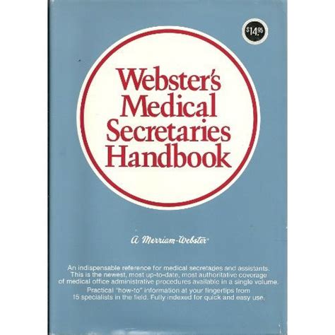 『webster S Medical Secretaries Handbook』｜感想・レビュー 読書メーター