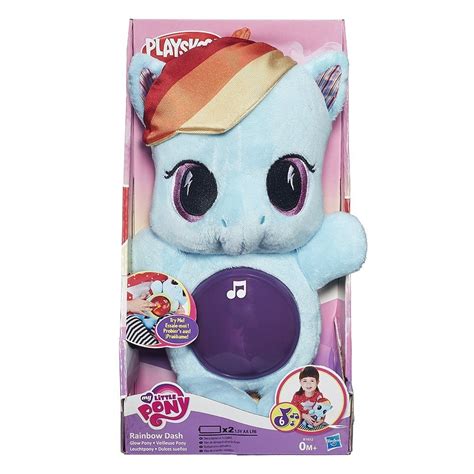 My Little Pony Playskool Friends Rainbow Dash Glow Pony Plush Toy