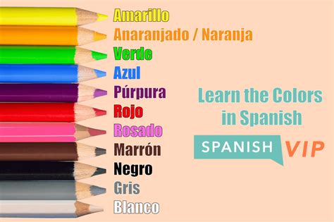 How To Name And Pronounce Colors In Spanish