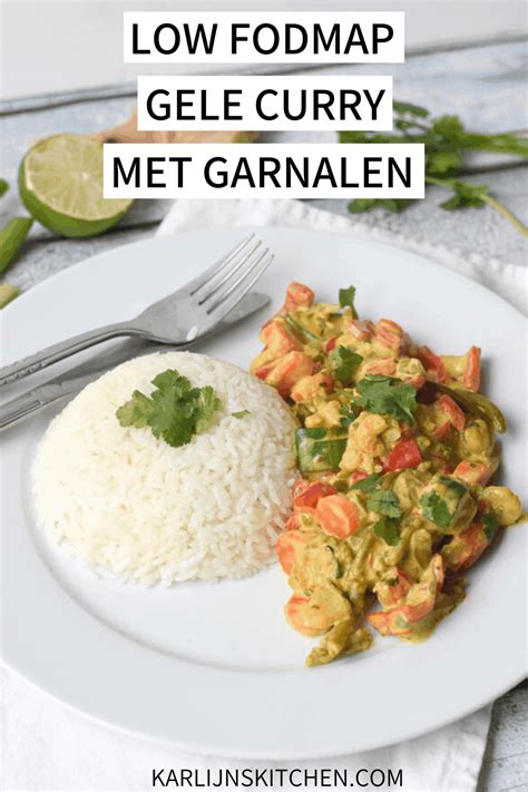 Low Fodmap Gele Curry Met Garnalen Karlijn S Kitchen