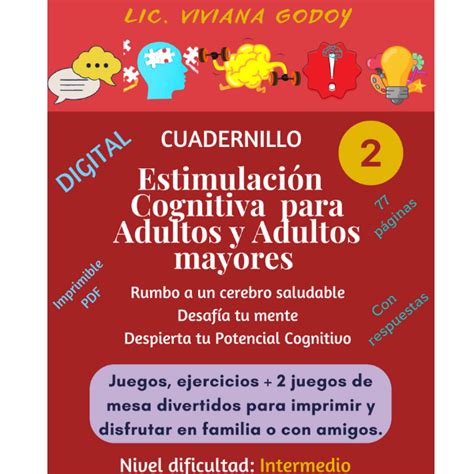 Estimulación Cognitiva Para Adultos Desafía Tu Mente Y Despierta Tu Potencial Cognitivo Lic