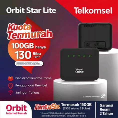 Jual Telkomsel Orbit Star Lite Modem Wifi G Bonus Data Gb Shopee