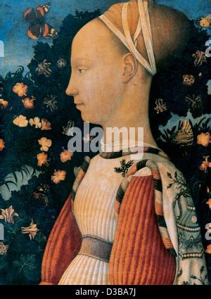 Antonio di Puccio Pisano - Pisanello Portrait of Princess 1436 XV th ...