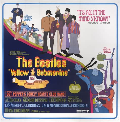 Heinz Edelmann Vintage The Beatles Yellow Submarine Movie Poster Available For Immediate Sale At