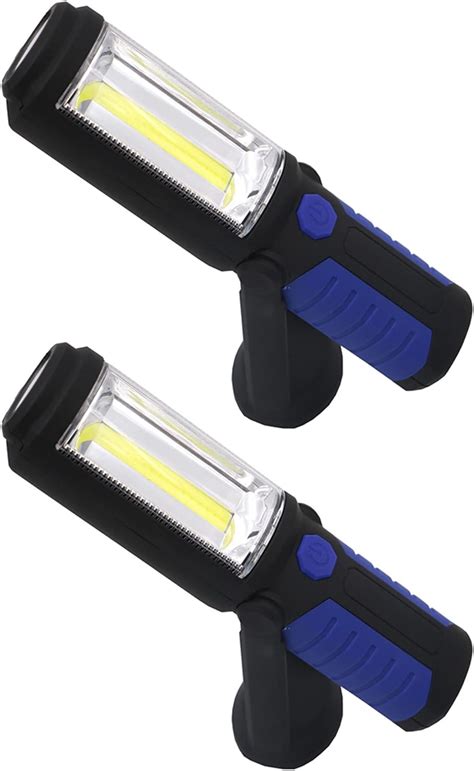 Vagocom 2Pack LED Inspection Lamp Torch High Lumens COB Worklight