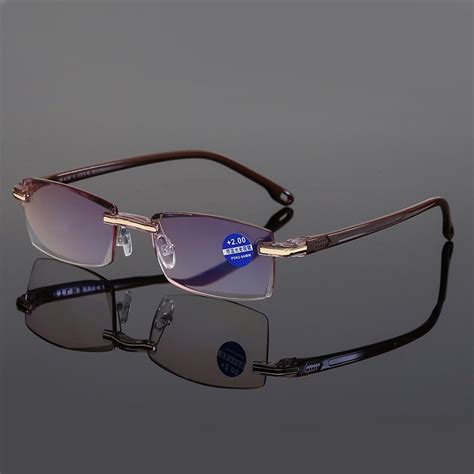 Anti Blue Light Blocking Rimless Reading Glasses