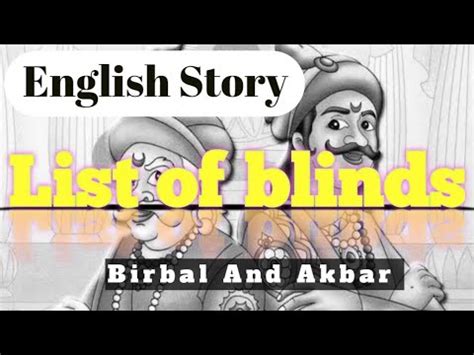 English Story List Of Blinds Related To Akbar And Birbal English