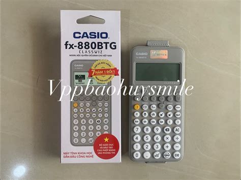 tinh casio fx  btg chinh hang xam van phong pham bao huy