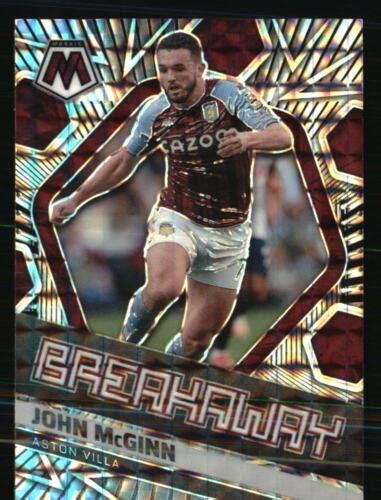 John McGinn 2021 22 Panini Mosaic Premier League Prizm Breakaway 23