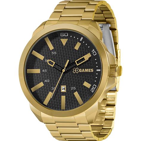 Relógio X Games Xteel Dourado XMGS1034 P1KX Masculino Submarino