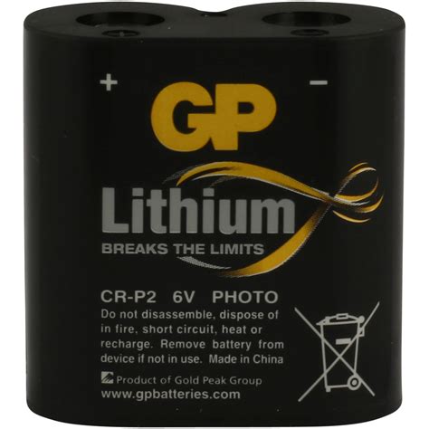 Batterie CRP2 GP Lithium 6V 1 pièce Autres Piles au lithium Piles