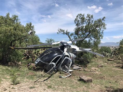 SE DESPLOMA HELICÓPTERO DE LA FUERZA AÉREA