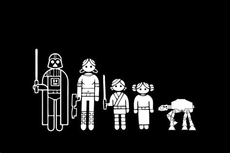 Star Wars Stick Figure Family