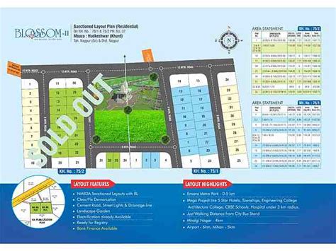 Blossom 2 Nagpur Hudkeshwar Resale Price List Brochure Floor Plan