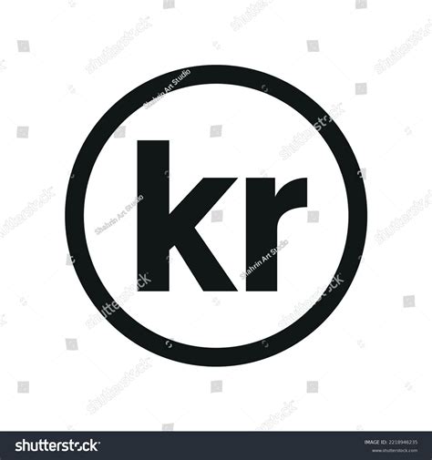 Norwegian Krone Coin Sign Black White Stock Vector (Royalty Free) 2218946235 | Shutterstock