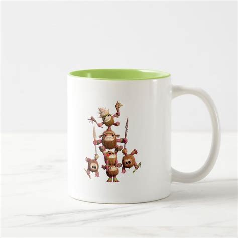 Moana Kakamora Coconut Pirates Two Tone Coffee Mug Zazzle Mugs