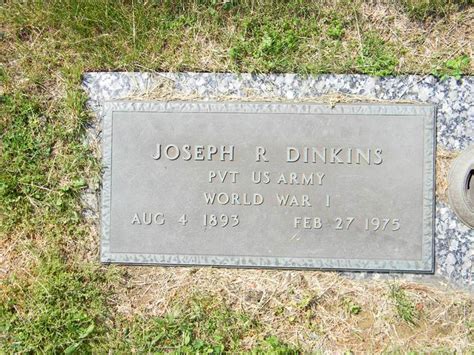 Joseph Robert Dinkins 1893 1975 Find A Grave Memorial