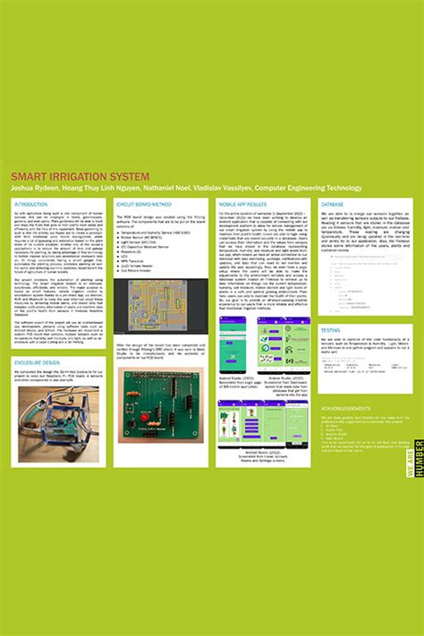 Smart Plant Irrigation System Humber College